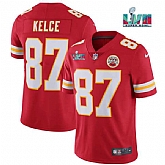 Men & Women & Youth Kansas City Chiefs #87 Travis Kelce Red Super Bowl LVII Patch Vapor Untouchable Limited Stitched Jersey,baseball caps,new era cap wholesale,wholesale hats